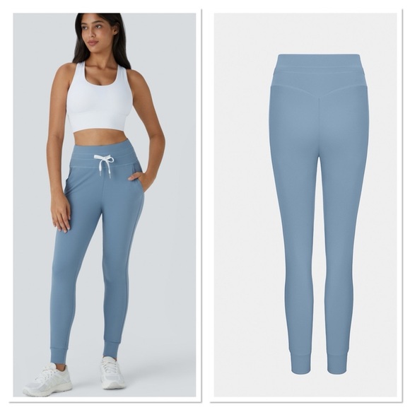 HALARA Softlyzero High Waisted Drawstring Full Length Joggers NWT, Size Medium - Picture 2 of 9